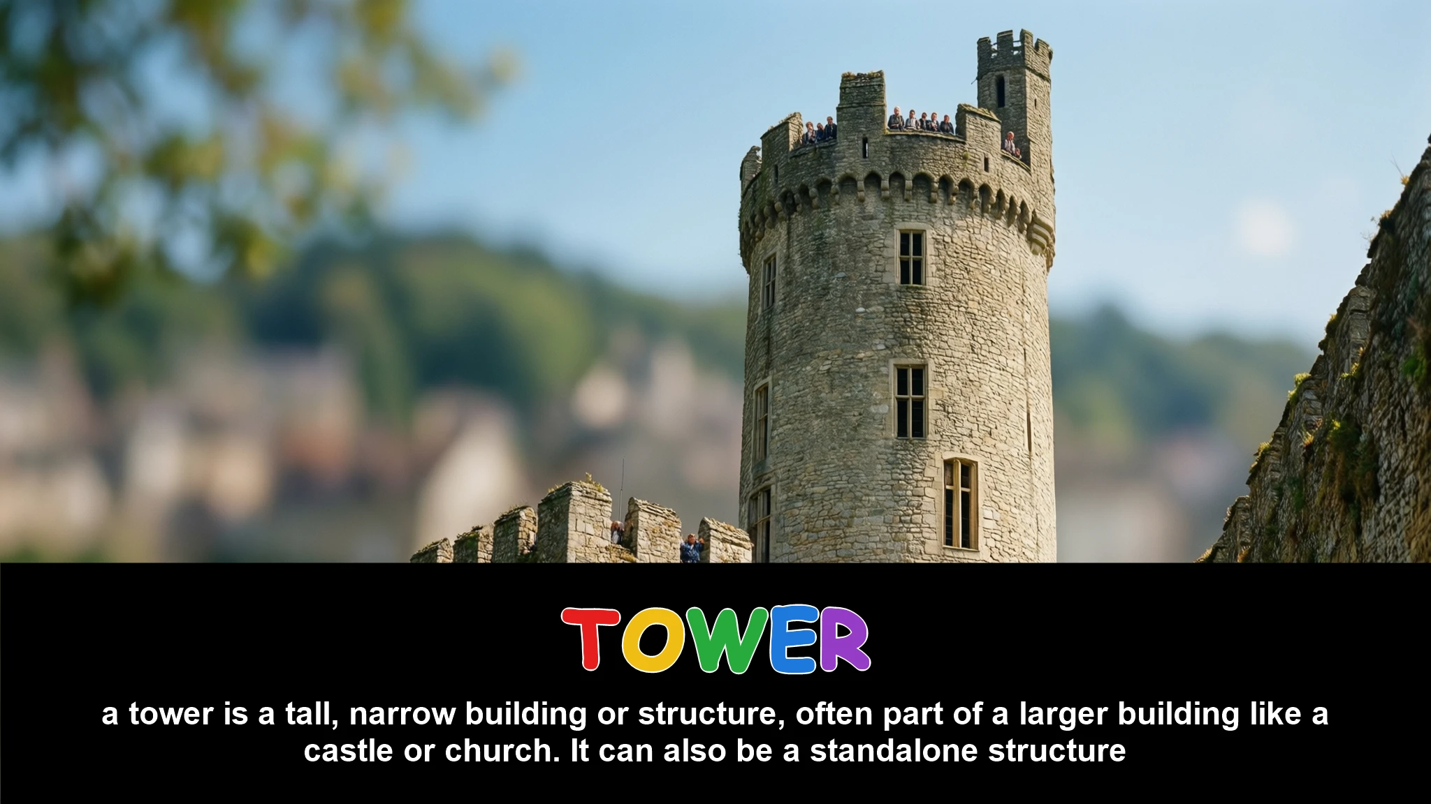 English Illustration for tower